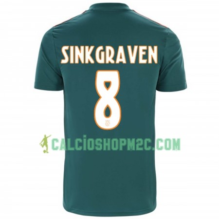 Ajax Amsterdam Daley Sinkgraven 8 Maglia Trasferta 2019/2020 Manica Corta